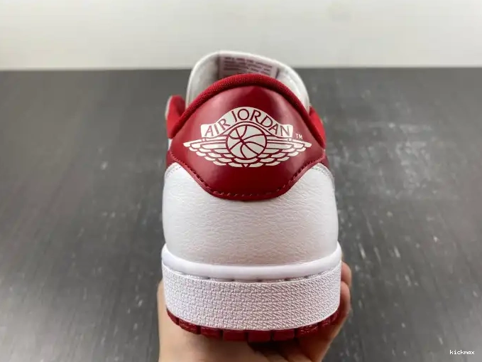 Rep MAX Jordan 705329-101 White 1 Varsity Red Retro Low 0403